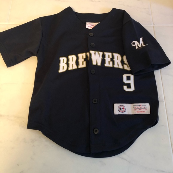 Genuine Merchandise Other - Kids brewers baseball jersey - dark blue